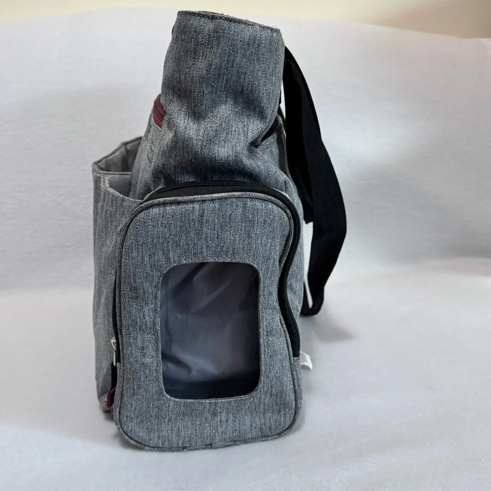 Eddie Bauer First Adventure Diaper Bag Tote Baby Gray